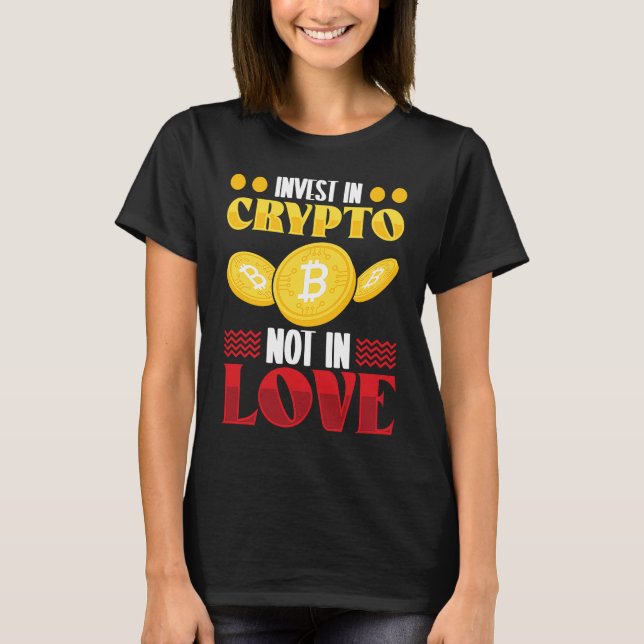 Camiseta Crypto  Cryptocurrency Blockchain Trader Finance (Anverso)