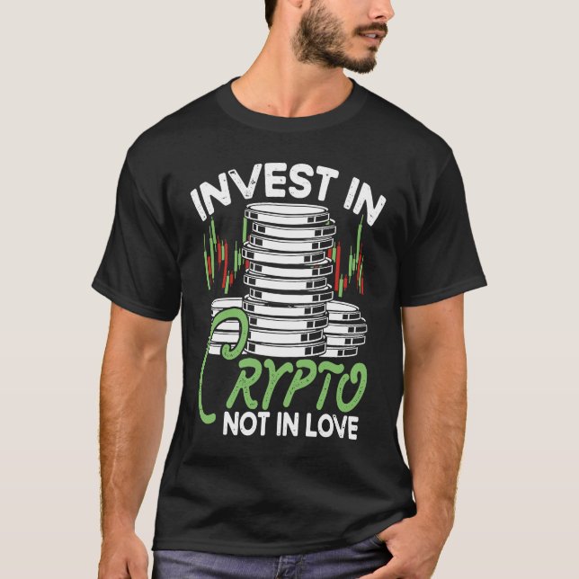 Camiseta Crypto Cryptocurrency Blockchain Trader Finance (Anverso)