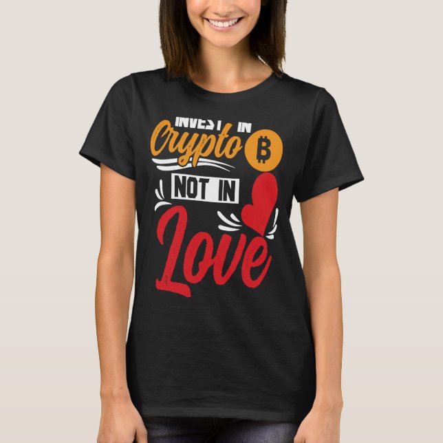 Camiseta Crypto Cryptocurrency Blockchain Trader Finance (Anverso)