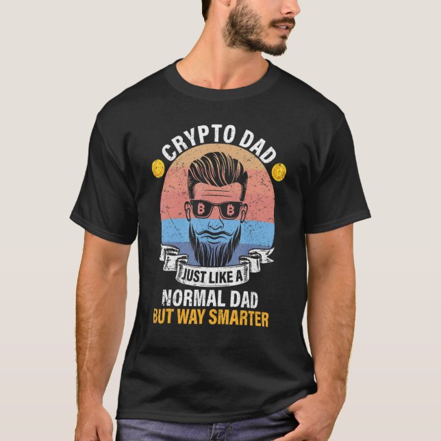 Camiseta Crypto Dad Bitcoin BTC Definición igual que Norma (Anverso)