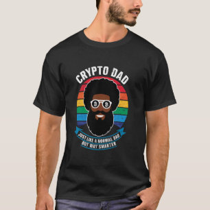 Camiseta Crypto Dad Bitcoin Dad Funny Cryptocurrency Father