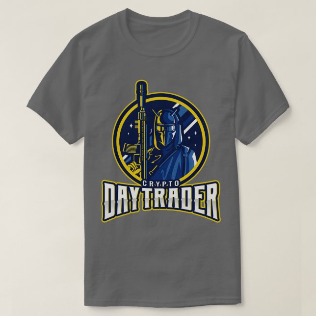 Camiseta Crypto Daytrader Design 3 (Diseño del anverso)