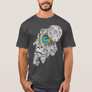 Camiseta Crypto eCash XEC T-Shirt Astronaut Blockchain Cryp