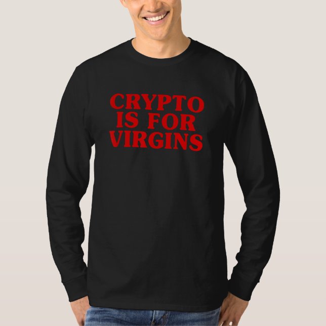 Camiseta Crypto es para vírgenes 3 (Anverso)