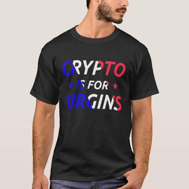 Camiseta Crypto Es Para Virgins Cita Graciosa Crypto Me (Anverso)