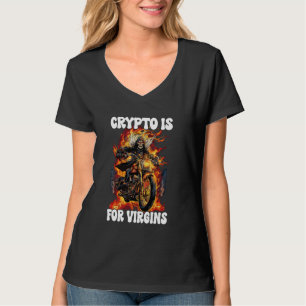 Camiseta Crypto Es Para Virgins Cringe Skeleton
