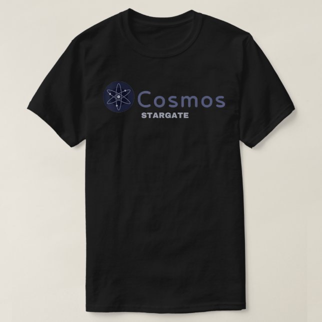 Camiseta Crypto Gift Cryptocurrency Bl ÁTOMO Stargate Cosmo (Diseño del anverso)