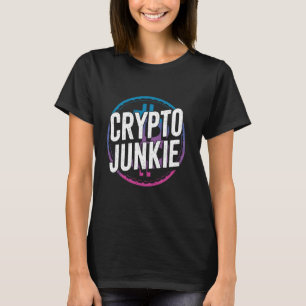Camiseta Crypto Junkie Cryptocurrency Lover