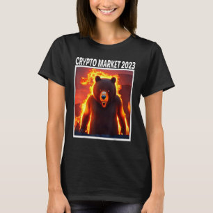 Camiseta Crypto Market 2023 Bear Market Stock Trading Reces