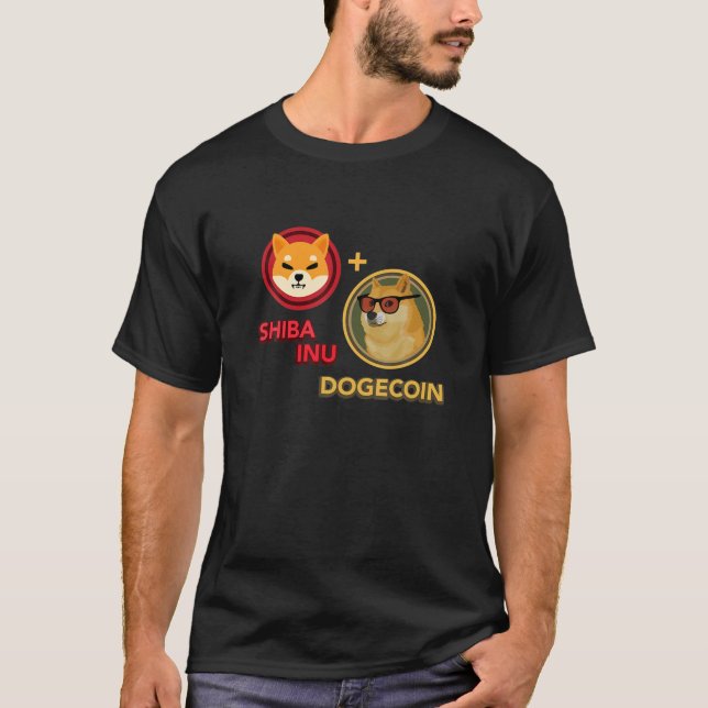 Camiseta Crypto MEME SHIBA INU DOGECOIN HODL Para Ser Rico  (Anverso)
