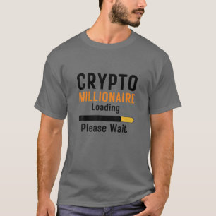 Camiseta Crypto Millionaire Cargando Divertida Moneda De Cr