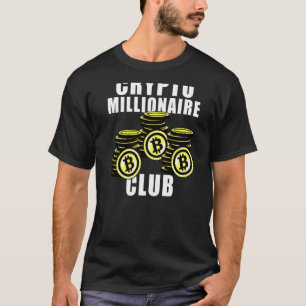 Camiseta Crypto Millionaire Club Cryptocurrency Bitcoin Inv