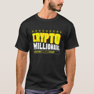Camiseta Crypto Millionaire persona rica