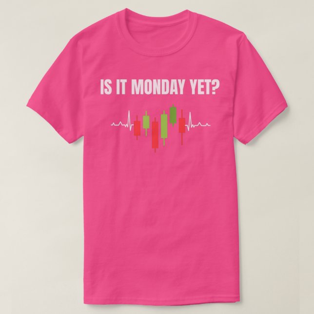 Camiseta Crypto Monday Candle Stick Trader (Diseño del anverso)