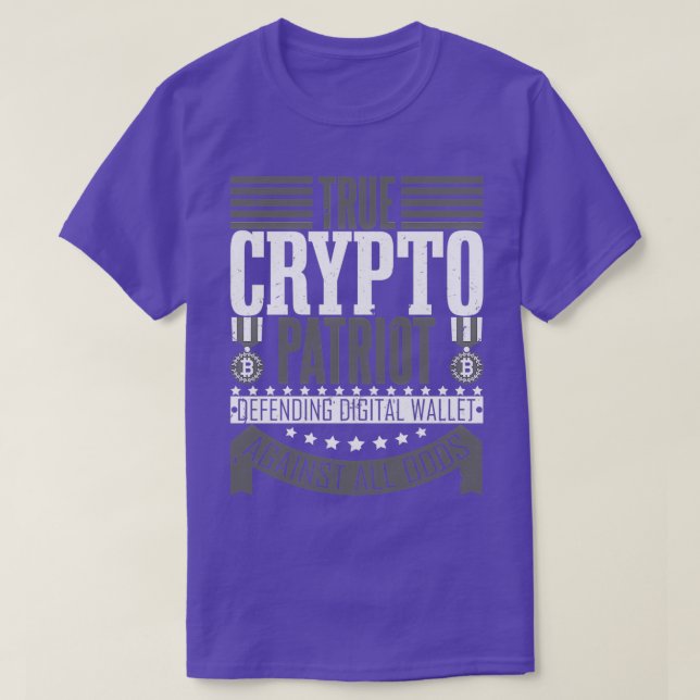 Camiseta Crypto Patriot Investor Forex Cryptocurrency (Diseño del anverso)