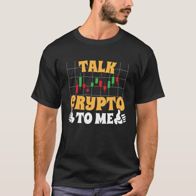 Camiseta Crypto Trader Cryptocurrency Blockchain Hodl Candl (Anverso)