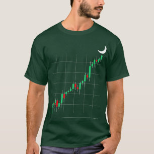Camiseta Crypto Trading To The Moon Candlesticks