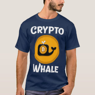 Camiseta Crypto Whale de Bitcoin divertido