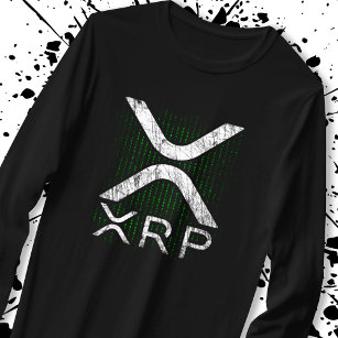 Camiseta Cryptocurrency Binary Code XRP Hodlers Meme de cri