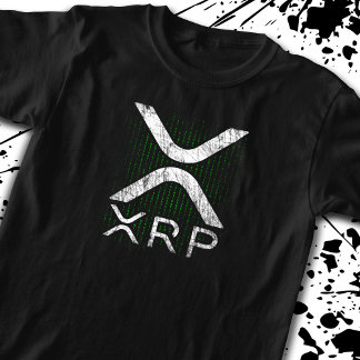 Camiseta Cryptocurrency Binary Code XRP Hodlers Meme de cri