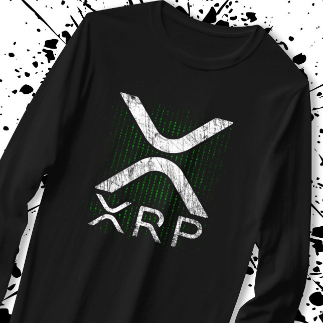 Camiseta Cryptocurrency Binary Code XRP Hodlers Meme de cri (Subido por el creador)