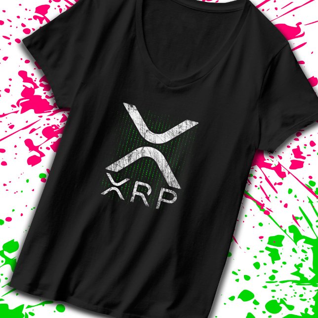 Camiseta Cryptocurrency Binary Code XRP Hodlers Meme de cri (Subido por el creador)