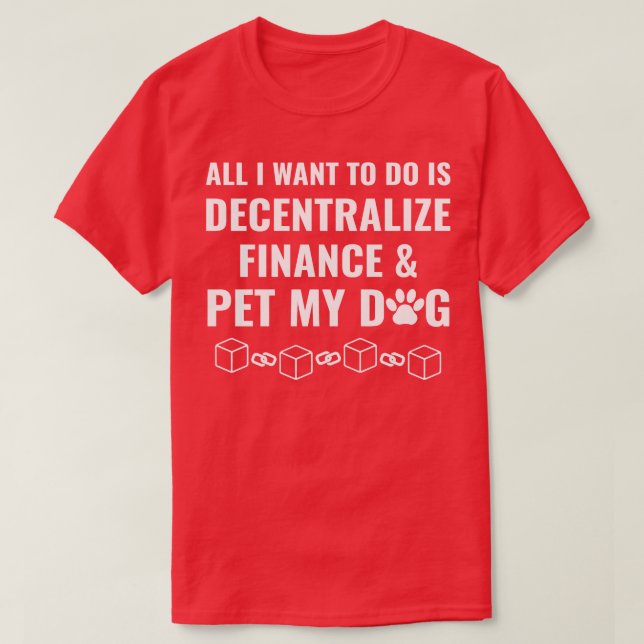 Camiseta Cryptocurrency Blockchain Ether ETH Descentralizar (Diseño del anverso)