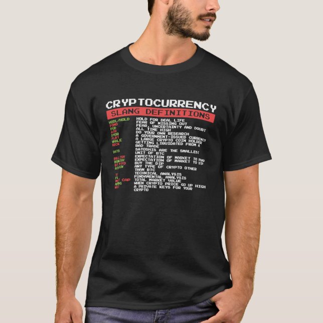 Camiseta Cryptocurrency Blockchain Trader Finance Crypto In (Anverso)
