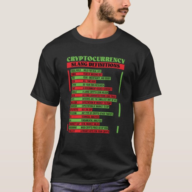 Camiseta Cryptocurrency Blockchain Trader Finance Crypto In (Anverso)