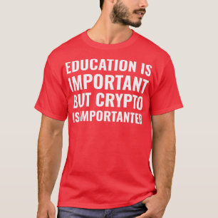 Camiseta Cryptocurrency Crypto Bitcoin Ether Funny Blockcha