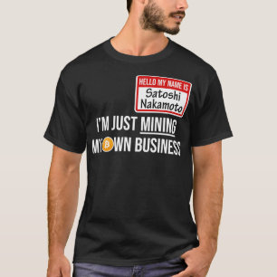 Camiseta Cryptocurrency Crypto Bitcoin Funny Hodl Satoshi N