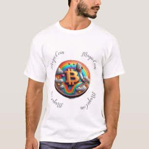 Camiseta Cryptocurrency funny white t-shirt.