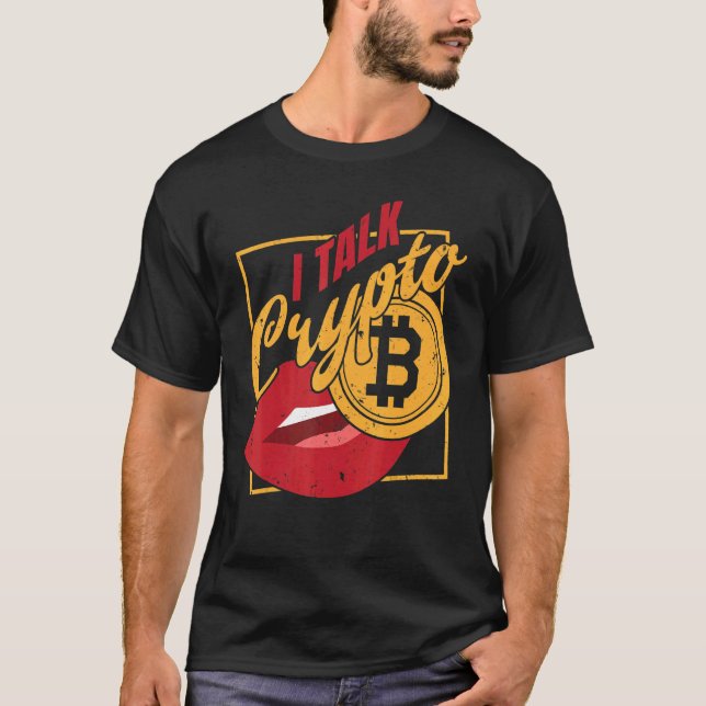 Camiseta Cryptocurrency Lifestyle I Talk Crypto Trading Inv (Anverso)
