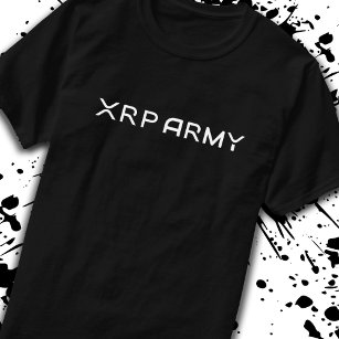 Camiseta Cryptocurrency Meme XRP Crypto del ejército