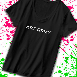 Camiseta Cryptocurrency Meme XRP Crypto del ejército