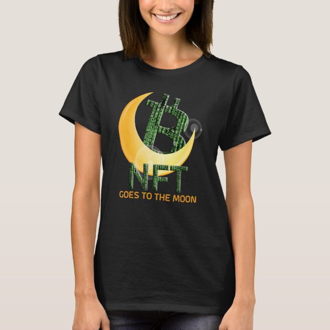 Camiseta Cryptocurrency Nft Matrix Bit Code Va Al Moo (Anverso)