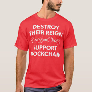 Camiseta Cryptocurrency Support Blockchain Ethereum E