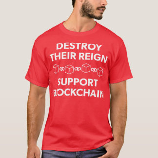 Camiseta Cryptocurrency Support Blockchain Ethereum E