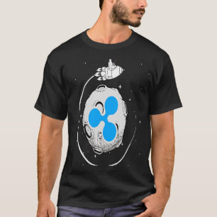 Camiseta Cryptocurrency Talk Divertido Rupple XRP ROCKET A