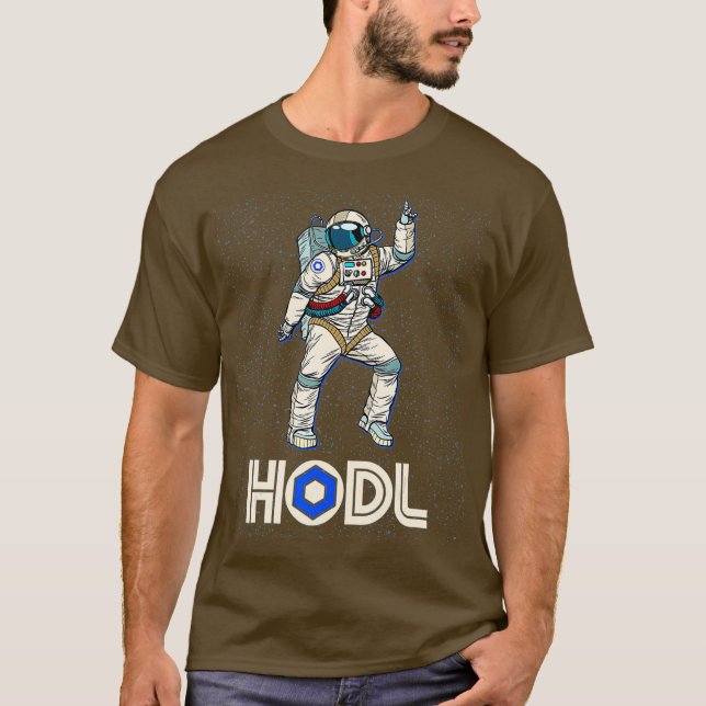 Camiseta Cryptocurrency Talk Fun HODL Chainlink Disco (Anverso)