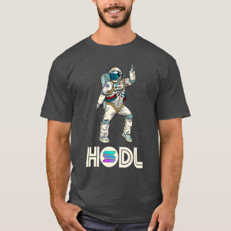 Camiseta Cryptocurrency Talk Fun HODL Solana Disco Moon