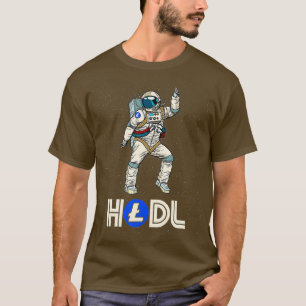 Camiseta Cryptocurrency Talk LTC Fun HODL Litecoin Disco