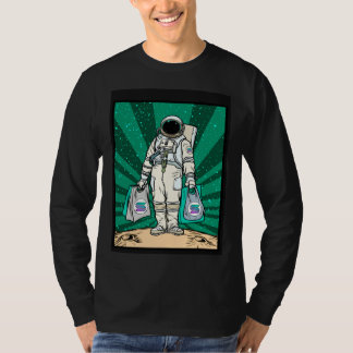 Camiseta Cryptocurrency Talk  To The Moon Solana Space Man 