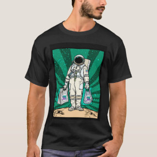 Camiseta Cryptocurrency Talk  To The Moon Solana Space Man 