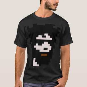 Camiseta CryptoPunk 15 Masculino con barba y gafas de sol C
