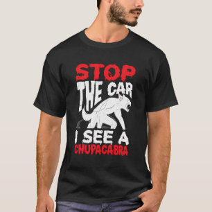 Camiseta Cryptozoología de Chupacabra parada de Chupacabras