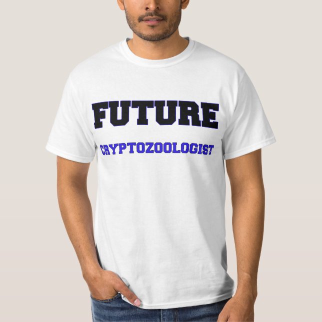 Camiseta Cryptozoologist futuro (Anverso)