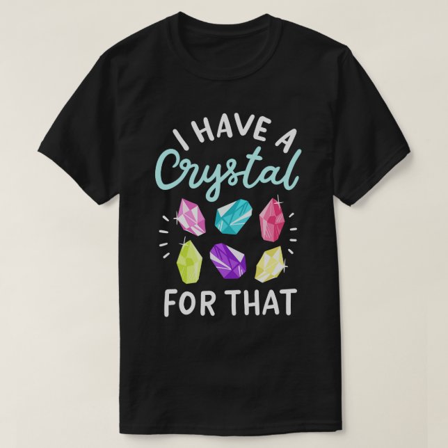 Camiseta Crystal Gemstone Chakra Energy Healer (Diseño del anverso)