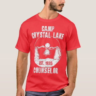 Camiseta Crystal Lake Counselor Estilo retro vintage 
