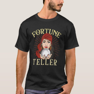 Camiseta Crystal, lector de tarot psíquico gitano de Fortun